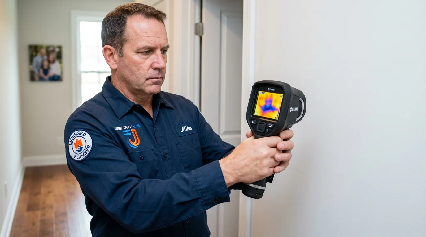 Thermal imaging leak detection by Johns Plumbing LLC in Taneytown